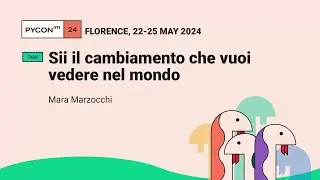 Sii il cambiamento che vuoi vedere nel mondo  - Mara Marzocchi