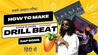 How To Make Drill Rap Music (FL Studio Stock Plugin) - FL Studio With Kurfaat