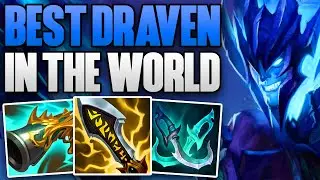 BEST DRAVEN IN THE WORLD INCREDIBLE SOLO CARRY GAMEPLAY | CHALLENGER DRAVEN ADC | Patch 14.14 S14