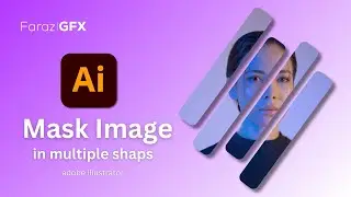 How to Make a Clipping Mask in Adobe Illustrator(2023)| Faraz GFX Design #clippingmask #illustrator