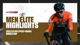 Men Elite Highlights | RD 11 Gavere (BEL) - 2022/23 UCI CX World Cup