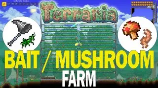 Fishing Bait & Mushroom Farm Guide | Terraria PC | Console | Mobile