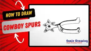 How to Draw Cowboy Spurs