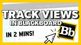 Track Views in Blackboard...Add and Run Statistics Tracking [2020]