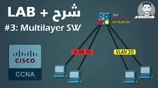 #3: Inter-VLAN Routing (Multilayer Switch) شرح + تطبيق عملي