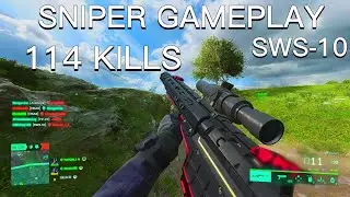 Battlefield 2042: SWS-10 SNIPER Gameplay (No Commentary)