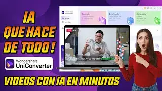 Cómo Crear videos con esta IA en MINUTOS Paso a Paso [UniConverter]