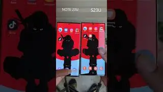 Note 20 Ultra VS S23 Ultra  - Max Brightness Test 🤯