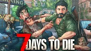 ВЫЖИТЬ В 7 DAYS TO DIE 2024 - ВООРУЖАЕМ ТУРЕЛЯМИ И СТРОИМ БАЗУ В ГОРОДЕ (21.2 ALPHA) - СТРИМ #58