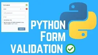 How to validate a graphical form in python using Tkinter