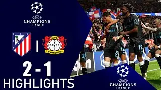 Piero Hincapié Goal | Atlético Madrid vs Leverkusen 2-1 Highlights | Champions League 2024/25