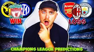 *NEW* CHAMPIONS LEAGUE 2024/25 MATCHDAY/GAMEWEEK 1 PREDICTIONS | AC MILAN VS LIVERPOOL & MORE!