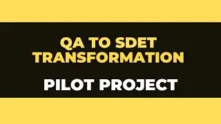 QA to SDET Transformation 1.7 || selenium live project (pilot) [2020]