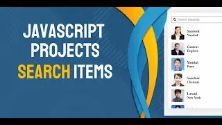 Javascript Project | Search Items From a List #javascript #html #css #webdesign #project