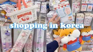 shopping in korea vlog 🇰🇷 accessory & stationery haul 🌷 daiso goods 다이소 신상