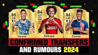 FIFA 25 | NEW CONFIRMED TRANSFERS & RUMOURS! 🤪🔥 ft. Zirkzee, Varane, Coman... etc