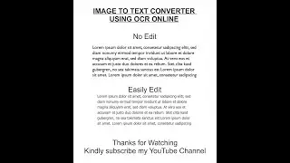 Image To Text Converter Using OCR Online