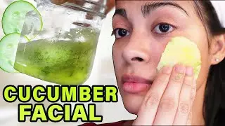 I applied CUCUMBER JUICE on my face OVERNIGHT & This happened! *not expecting this!*