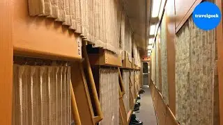 Osaka to Tokyo on Japan's CHEAPEST Sleeper Train | Sunrise Express
