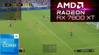 RX 7800 XT PES 2024 | 1440P Gameplay PC