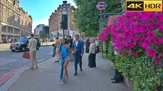 London Summer Walk-Aug 2024 I A Walk Stroll Through Nature and Elegance [4K HDR]