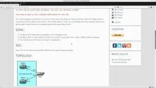 VACL (VLAN Access List) lab using Cisco Catalyst Switch