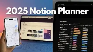 Organize Your Life in Notion 🖥️ 2025 Notion Planner Tour