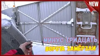 Автоматические распашные  ворота Home Gate. Замерзает ли на морозе, привод  Home Gate ?