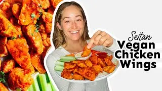 Crispy Seitan Wings (Perfect Vegan Game Day Snack!)