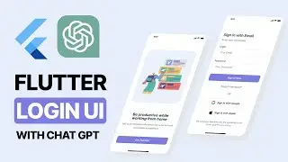 FLUTTER UI TUTORIAL WITH CHAT GPT - LOGIN UI