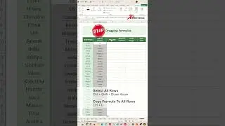 Stop dragging formulas down in Excel - Excel Tips and Tricks