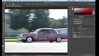 How to use Motion Blur Filter in Photoshop