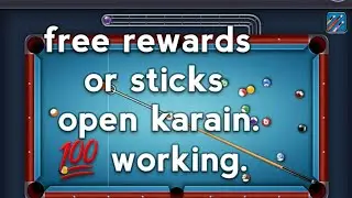 Getting task and free reward in 8 ball pool.