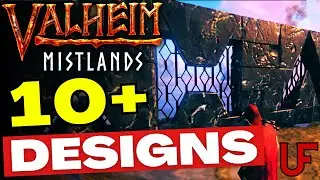 Valheim Mistlands | BEAUTIFUL Black Marble Window Designs | Building | Gameplay