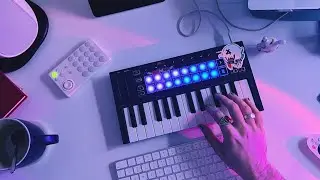 making dark 80s electronic synth wavey idek