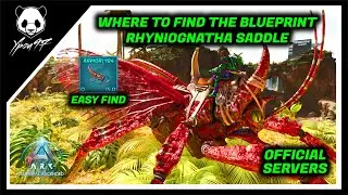 Where To Get The RHYNIOGNATHA SADDLE Blueprint In The Island | ARK: Survival Ascendent