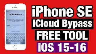 iPhone SE iCloud Bypass iOS 15.8.2 by free 007 RAMDISK Tool