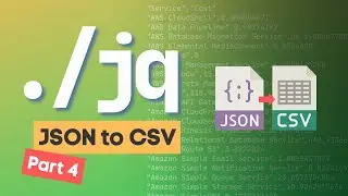 Convert JSON To CSV in seconds with jq ⏱️