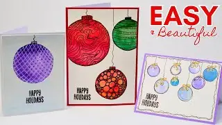 Simple and Elegant Watercolor Christmas Cards Anyone Can Make!