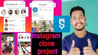 Instagram clone admin and user project in sketchware pro 