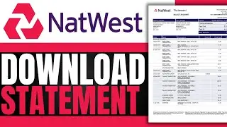 How To Download Natwest Bank Statement On App | (Quick & Easy 2024)