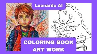 Leonardo AI: Coloring Book Using AI | Art Work