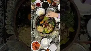 Making Bibimbap (비빔밥) with our family ❤️ Korean mixed rice with veggies and more!