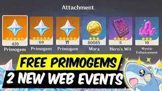 2 New Web Events! FREE PRIMOGEMS! Genshin Impact 4.1