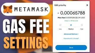 Metamask Gas Fee Settings | Metamask Advanced Settings Tutorial in 2023