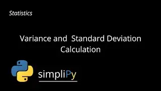 Statistics - Variance and Standard Deviation Calculation