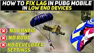 How To Fix Lag In PUBG MOBILE AND BGMI | Fix Lag In Low End Devices | KO EXOTIC GAMING |