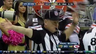 Browns vs Saints 2010 Week 7