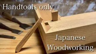 Amazing Japanese woodworking skill!Traditional joinery.Hand cutting.