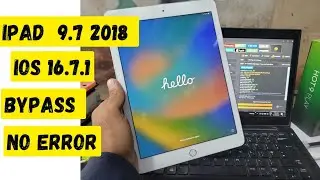 iPad Pro 9.7 2018 [no DCSD] how to unlock activation Bypass Hello Screen With UnlockTool 2023_12_20_